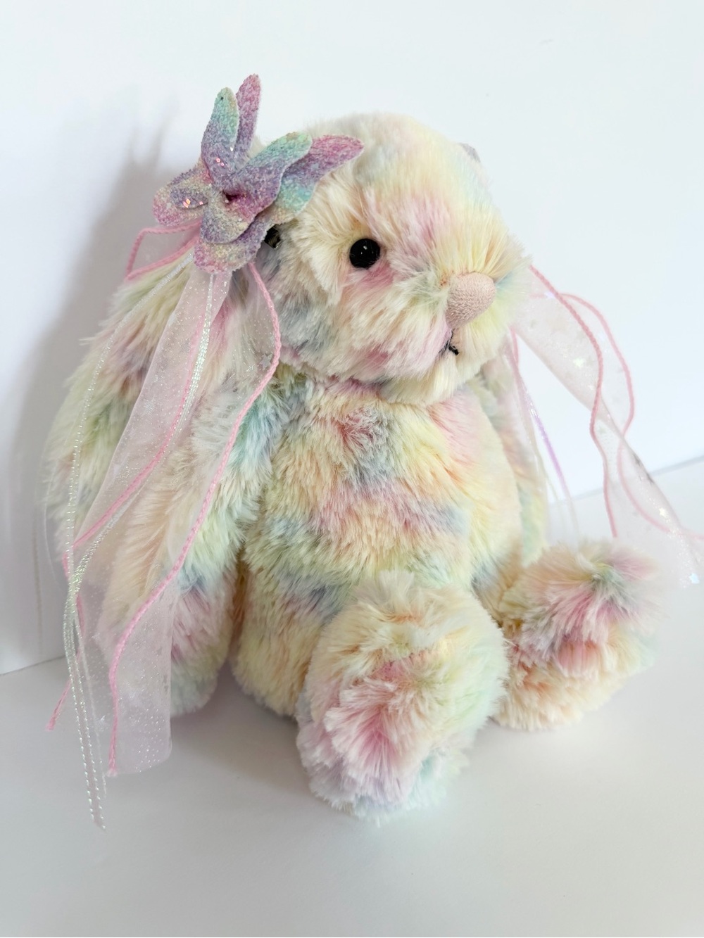 Unicorn Wishes Plush Bunny